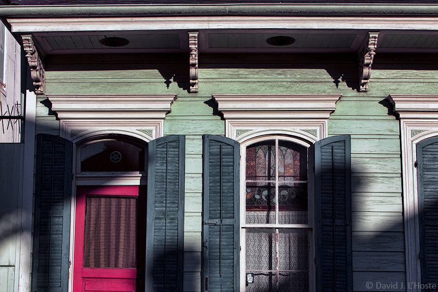 Red Door, French Quarter Cottage, New Orleans (6840)